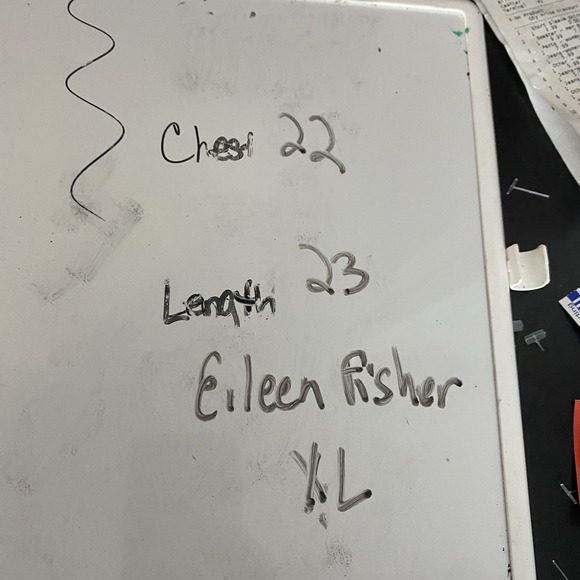 Eileen Fisher Black Gray Tweed Classic Full Zip Jacket Women's XL Office Career - Picture 5 of 7